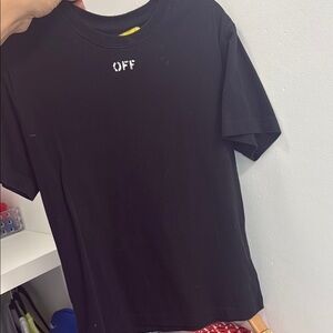 Black T-Shirt with 'OFF' Logo